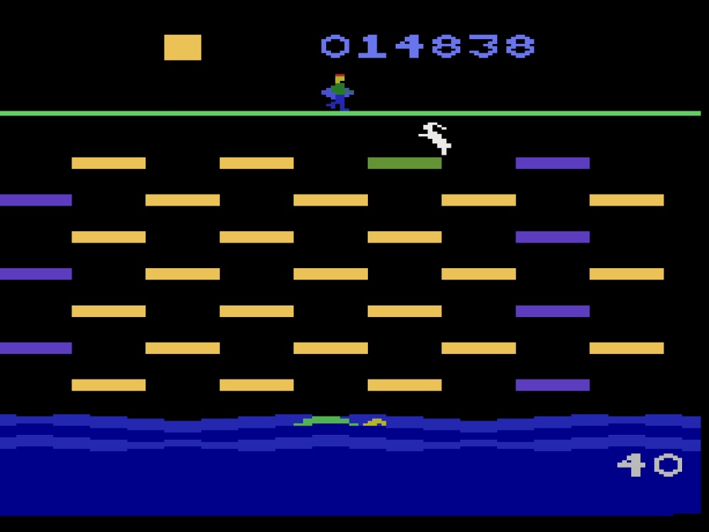 Gameplay of Rabbit Transit for Atari 2600